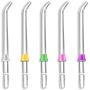 Flosser Replacement Tips for Waterpik Water Flosser , Reach Flosser Refill Heads Replacement Heads for Waterpik, Compatible with Waterpik Oral Irrigator & Dental Flosser, Orthodontic Tips
