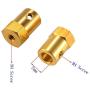 Synchronous Synchron Motor,Turntable motor,Cuptisserie/Electric motor with 7mm Flexible Coupling Connector,110V motor,50/60Hz AC 100~127V 4W CCW/CW For Hand-Made,School Project,Model-4Pack (2.5-3RPM)