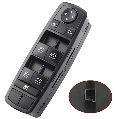 2518200110 Driver Side Power Master Window Switch Compatible for M-B GL320 GL350 GL450 GL550 ML320 ML350 ML450 ML500 ML550 ML63 AMG R320 R350 R500 R63 AMG Replace OE# 2518300090