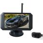 5 Inch HD Digital Wireless Backup Camera System IP68 Waterproof Color Monitor Kit for Trucks Cars Hitch Rear Stable 1080P