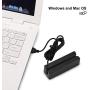 MSR90 USB Swipe Magnetic Credit Card Reader 3 Tracks Mini Smart Card Reader MSR605 MSR606 Deftun