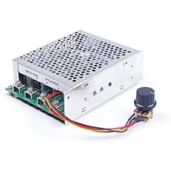 KNACRO Brushed DC Motor Controller DC 9-55V 60A PWM stepless Electronic Speed Control Switch 12V 24V 36V 48V Maximum Power 3300W