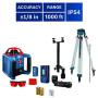 Bosch REVOLVE900 GRL900-20HVK Exterior 1000ft Range Horizontal/Vertical Self-Leveling Cordless Rotary Laser Kit with Tripod, 8ft Grade Rod and Laser Receiver