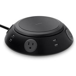 Belkin 4-Outlet Power Center Surge Protector with 8 USB Charging Ports, 1080 Joules