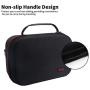 Large Carrying Storage Case for Nintendo Switch,Protective Travel Hard Shell Messenger Bag for Switch Console, Pro Controller, Accessories Switch Dock, AC Adapter with 16 Game Cards and Shoulder Strap