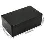 LeMotech ABS Plastic Electrical Project Case Power Junction Box, Project Box Black 7.87 x 4.72 x 2.95 inch (200 x 120 x 75 mm)
