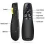BEBONCOOL Wireless Presenter Remote, 2.4GHz Wireless USB Presenter PowerPoint Remote PPT Clicker for Presentation