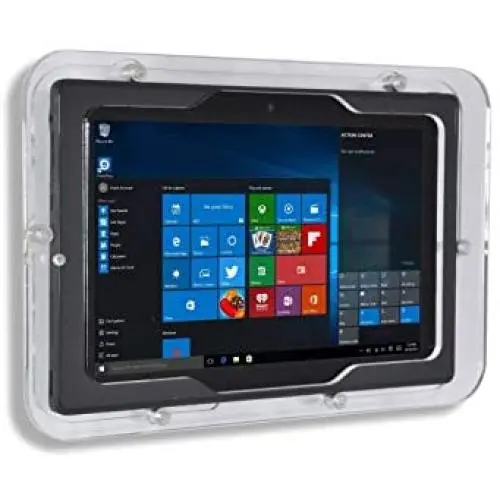 TABcare Security Anti-Theft Acrylic Case for MS Surface Go Used as Kiosk, POS, Store, Show Display. Configured as VESA, Wall Mount, Desktop Stand (Clear, Desktop Stand) TABcare Security Anti-Theft Acrylic Case for MS Surface Go Used as Kiosk, POS, Store, Show Display. Configured as VESA, Wall Mount, Desktop Stand (Clear, Desktop Stand)