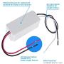 Dimmable LED Driver 12V 24W Triac Dimming LED Power Supply IP67 Waterproof, LED Transformer Dimmable, Constant Voltage Transformer,120V AC Line Dimming for LED Strip Light, Under Cabinet