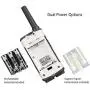 Retevis RT45 Two Way Radios Long Range Rechargeable, Walkie Talkies for Adult with Earpiece,AA Flashlight USB Handsfree LCD,2 Way Radio Business Retail Hotel School(6 Pack)