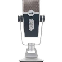AKG Pro Audio Lyra Ultra-HD, Four Capsule, Multi-Capture Mode, USB-C Condenser Microphone for Recording and Streaming