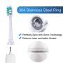 Replacement Toothbrush Heads Compatible with Philips Sonicare Electric Toothbrush. 12 Pack. 6er White and 6er Black.