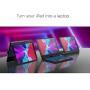 iPad Keyboard Case for 10.2-inch iPad 8th Generation (2020), 7th Gen, Air 3, Pro 10.5 in 11 Colors - 10 Color Backlight, 7 Modes, 360° Rotatable, Slim Protective Cover, Apple Pencil Holder (Black)