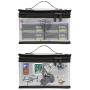 NAIBAOSD Fire-Proof and Explosion-Proof Bag LIPO Battery Safety Storage Bag, Fireproof Bag for Valuable Electronic Products, Can Be Used for Charging and Storage (8.75x6.5x5 inches)