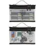NAIBAOSD Fire-Proof and Explosion-Proof Bag LIPO Battery Safety Storage Bag, Fireproof Bag for Valuable Electronic Products, Can Be Used for Charging and Storage (8.75x6.5x5 inches)