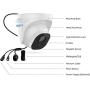 REOLINK PoE IP Camera Outdoor 5MP HD Video Surveillance Work with Google Assistant, Audio IR Night Vision Motion Detection SD Card Slot, RLC-520