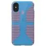 Speck Products iPhone Xs/iPhone X Case, CandyShell Grip, Azure Blue/Melon Pink