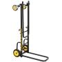 Rock-N-Roller R2RT (Micro) 8-in-1 Folding Multi-Cart/Hand Truck/Dolly/Platform Cart/26'' to 39'' Telescoping Frame/350 lbs. Load Capacity, Black