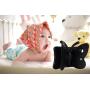 Tading iPad 10.2 Case 2020, iPad 7th Generation Case for Kids, Cute Butterfly Shockproof EVA Foam Super Protection Kid Proof Protective Stand Cover for iPad 10.2 Inch 2019 7th 2020 8th Gen - Black