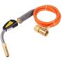 AOUSTHOP Gas Self Ignition Turbo Torch With Hose Solder Propane Welding Torch For HVAC Plumbing 4 Adjustable Temperature & Flame