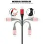 iPhone Charger Cable 1ft, CABEPOW 1 Foot Lightning Cable [2-Pack], Fast iPhone Charging Cord Compatible with iPhone 11/11 Pro /11 Pro Max/XS/XS Max/XR/X/8/8 Plus/7/6(Not Apple MFi Certified)-red