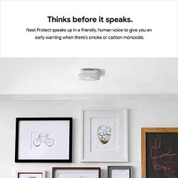 Google S3003LWES Nest Protect Alarm-Smoke Carbon Monoxide Detector, 1, White