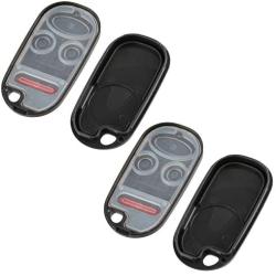 Key Fob Shell Case for Honda Accord/Acura TL 1998 1999 2000 2001 2002 (KOBUTAH2T), Set of 2