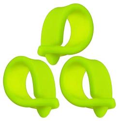 ELFRhino Cord Organizer Cable Straps Clips Wire Ties Charging Cord Power Cord Earphone Headphone Wrap Winder Holder Keeper Manager Management(Set of 3, Green)
