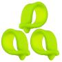 ELFRhino Cord Organizer Cable Straps Clips Wire Ties Charging Cord Power Cord Earphone Headphone Wrap Winder Holder Keeper Manager Management(Set of 3, Green)