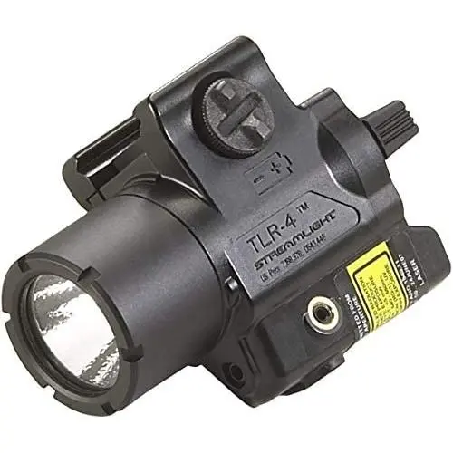 Streamlight 69240 TLR-4 Compact Rail Mounted Tactical Light with Laser Sight - 125 Lumens, Black