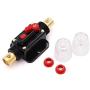 40A Audio Inline Circuit Breaker Reset Fuse Holder 12V-24V DC with Manual Reset and Installation Screws for Car Audio, Stereo Switch and Solar Inverter System