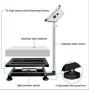 TUFFIOM 661lbs Weight Electronic Platform Scale,Stainless Steel High-Definition LCD Display,Digital Floor Heavy Duty Folding Scales,Perfect for Luggage Package Price Computing Postal Shipping Mailing