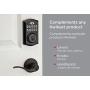 Kwikset 99130-003 SmartCode 913 Non-Connected Keyless Entry Electronic Keypad Deadbolt Door Lock Featuring SmartKey Security, Traditional Venetian Bronze