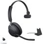 Jabra Evolve2 65 Wireless Headset USB-C Mono MS w/Stand, Bluetooth Dongle, Compatible with Zoom, Webex, Skype, Smartphones, Tablets, PC/MAC, 26599-899-889, Global Teck Gold Support Plan Included