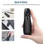 BEBONCOOL Wireless Presenter Remote, 2.4GHz Wireless USB Presenter PowerPoint Remote PPT Clicker for Presentation