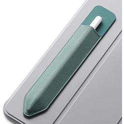 ESR Pencil Holder Compatible with Pencil (1st and 2nd Gen), Elastic Pocket [Stylus Pens Protected and Safe] Pouch Adhesive Sleeve Attached to Case for Stylus Pens - Forest Green