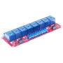 KNACRO 8-Channel 10A Relay Module DC 24V with Optocoupler Isolation High Low Level Triger for Arduino(DC 24V 10A, 8-Channel)