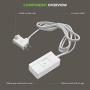 TOPGREENER Table-Top Plug in Dimmer for Table or Floor Lamps, Slide Control, works with Incandescent and Dimmable LED 360 Watt Bulbs Off at lowest dim, 6ft Cord, 120V 60Hz, TGTTDL300-W, White