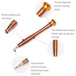 Aisoway 25 in 1 Screwdriver Multifunctional Torx Opening Repair Tool for Watch Glasses Phones Tablet Electronic Product