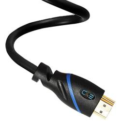 50ft (15.2M) High Speed HDMI Cable Male to Male with Ethernet Black (50 Feet/15.2 Meters) Supports 4K 30Hz, 3D, 1080p and Audio Return CNE59007