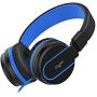 Elecder i36 Kids Headphones Children Girls Boys Teens Foldable Adjustable On Ear Headphones 3.5mm Jack Compatible Cellphones Computer Kindle MP3/4 School Tablet