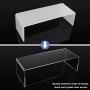 5 Pack Large Clear Acrylic Display Risers, 5 Sizes Acrylic Jewelry Display Riser Shelf Showcase Fixtures for Cake, Candy Display Stand