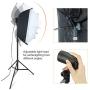 Linco Lincostore Photo Video Studio Light Kit AM169 - Including 3 Color Backdrops (Black/White/Green) Background Screen