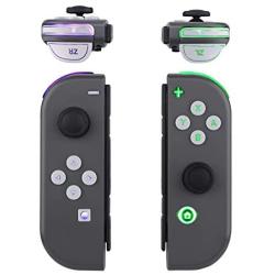 eXtremeRate 7 Colors 9 Modes Buttons Control Multi-Colors Luminated White Classical Symbols ABXY Trigger Face Buttons DFS LED Kit for Nintendo Switch Joy-Con Controller - Joycon NOT Included