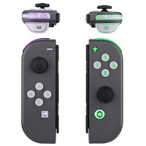 eXtremeRate 7 Colors 9 Modes Buttons Control Multi-Colors Luminated White Classical Symbols ABXY Trigger Face Buttons DFS LED Kit for Nintendo Switch Joy-Con Controller - Joycon NOT Included