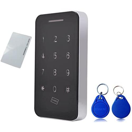 Touch Keypad Cabinet Lock Electronic Cabinet Lock Kit Set with RFID Keys & 5V DC Power Port Backup for Jewelry Box Baby Proof Closet Medicine Cabinet Cupboard