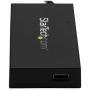 StarTech.com 4 Port USB 3.0 Hub - USB Type-A Hub with 1x USB-C & 3x USB-A (SuperSpeed 5Gbps) - USB Bus or Self-Powered - Portable USB 3.1/3.2 Gen 1 BC 1.2 Charging Hub w/ Power Adapter (HB30A3A1CSFS)