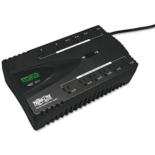 Tripp Lite ECO850LCD ECO850LCD ECO Series UPS System, 12 Outlets, 850 VA, 420 J