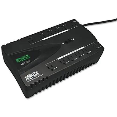 Tripp Lite ECO850LCD ECO850LCD ECO Series UPS System, 12 Outlets, 850 VA, 420 J