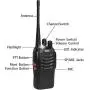 TIDRADIO TD-V2 Walkie Talkies for Adults Two Way Radios VOX 16CH Rechargeable Long Range 2 Way Radio with Air Acoustic Earpiece 4 Pack